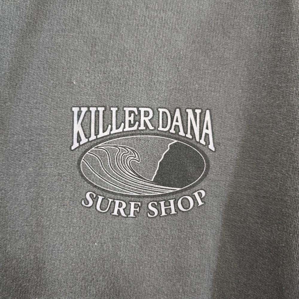 Killer Dana Surf Shop Wave Logo Pullover Hoodie Charcoal XL Dana Point, CA View 5